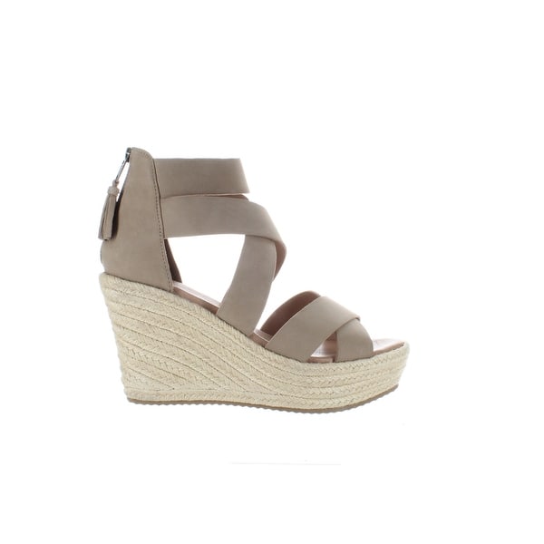 slide 1 of 4, Diba Girl Womens Hi Flight Taupe Espadrilles Size 10