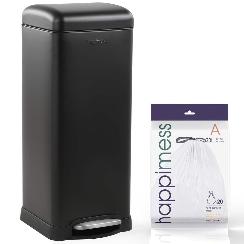 happimess Betty Retro 8-Gallon Step-Open Trash Can