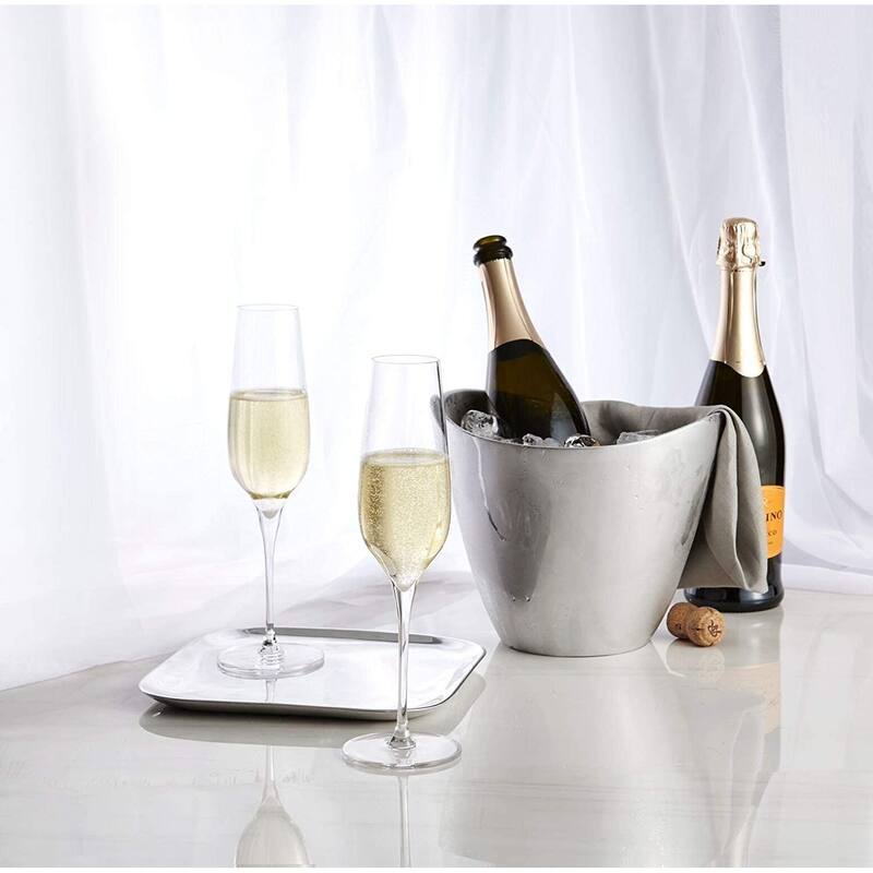 Nambe Vie Champagne Bucket - 9” D x 7.5” H