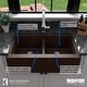 preview thumbnail 11 of 56, Karran Farmhouse Apron Front Quartz Double Bowl Kitchen Sink