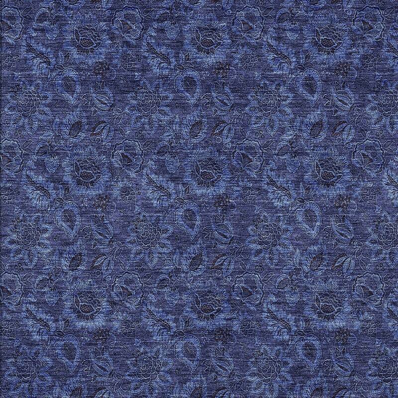 HomeRoots Floral Transitional Rectangle Outdoor Rug