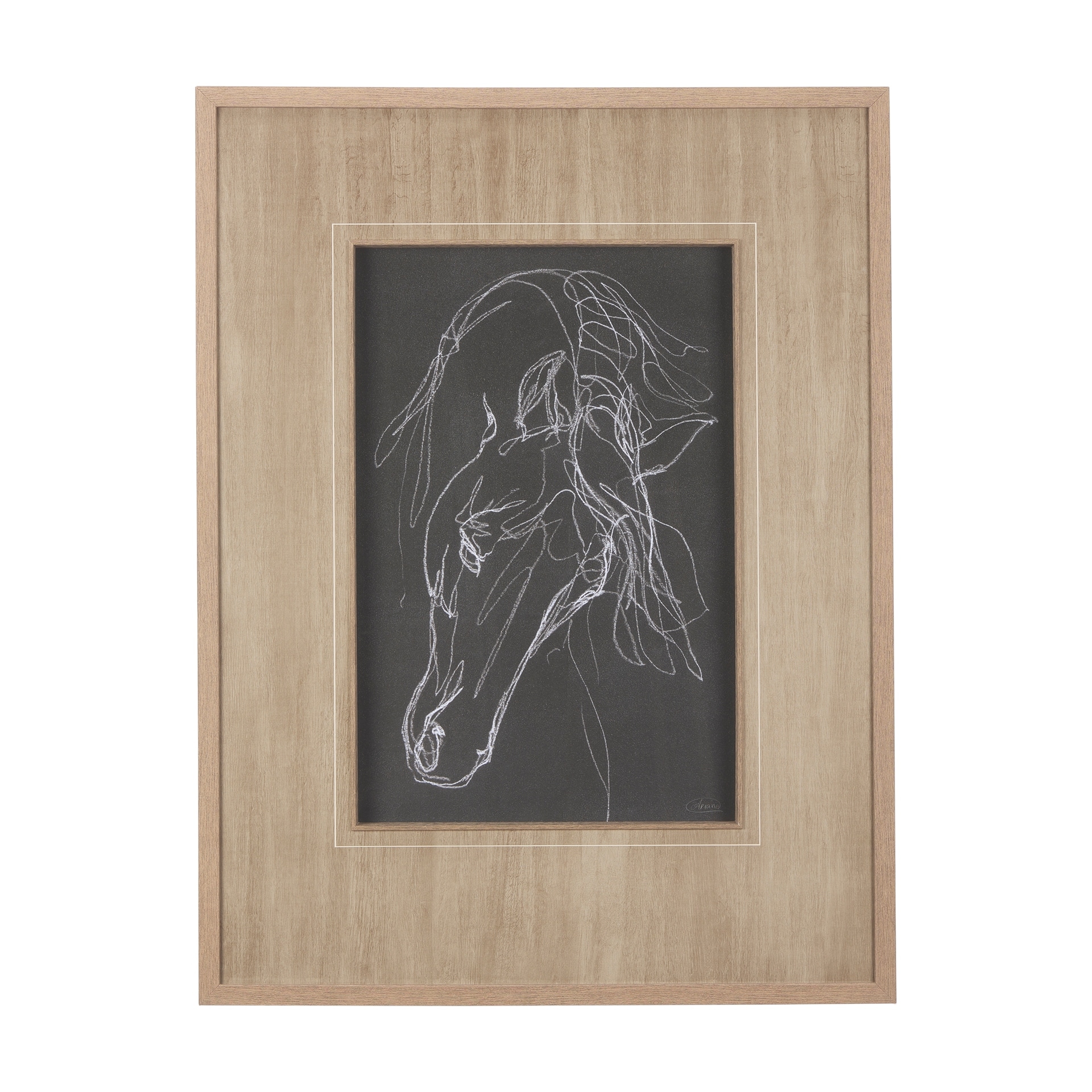 Andalusian Dark I by Mercana Studio a Hand Embellished Textured Framed Art Print Matted under Glass