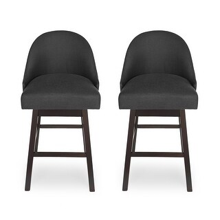 Boyd Swivel Bar Stool (Set of 2) by Christopher Knight Home