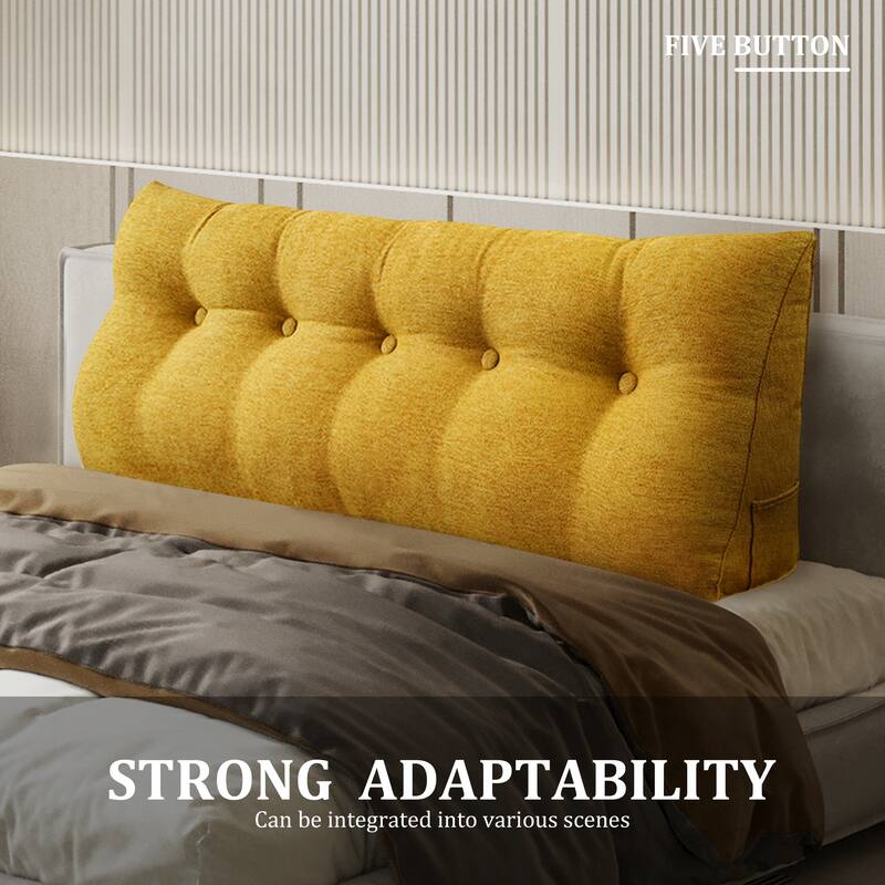 WOWMAX Bed Rest Wedge Reading Pillow Bolster Daybed Back Support