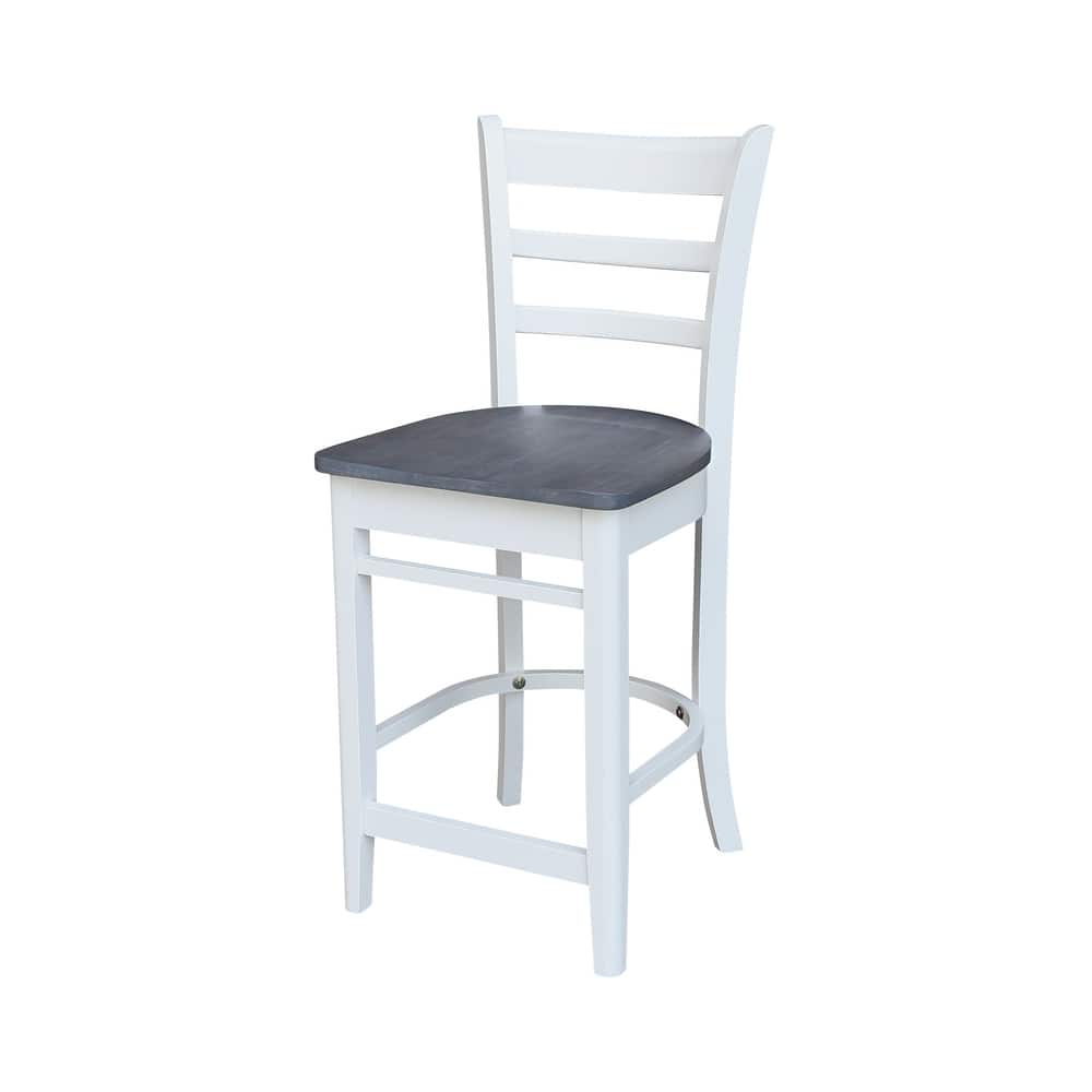 International Concepts Solid Wood Emily Dining Stool