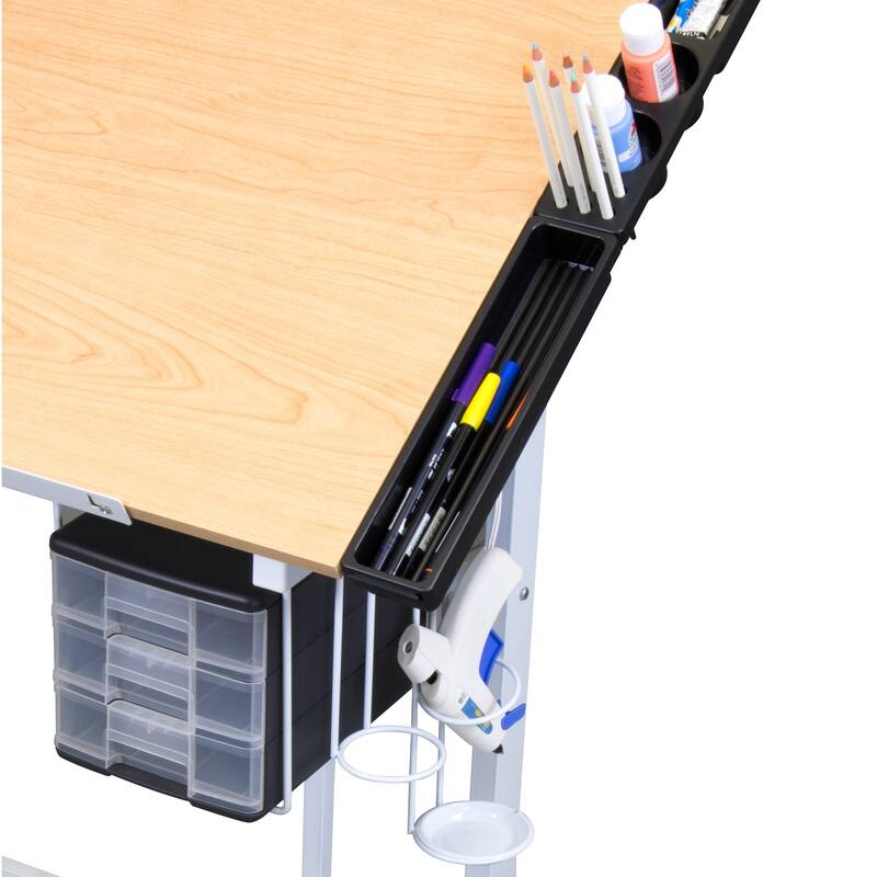 Studio Designs Deluxe Mobile Drawing and Craft Table with Storage