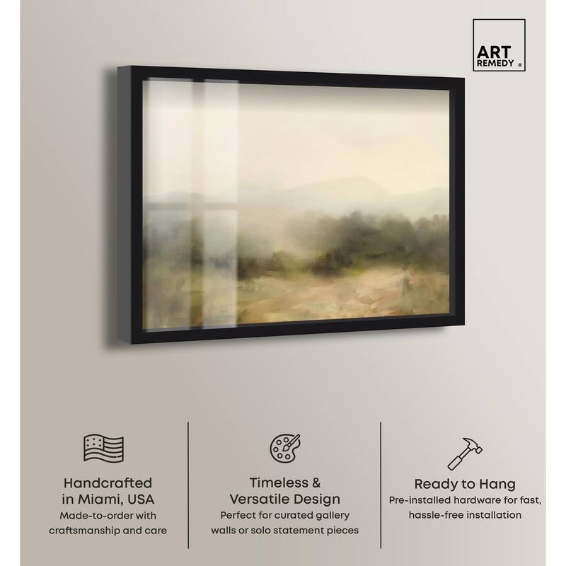 Haze Horizon Shadowbox by Art Remedy
