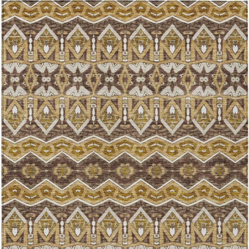 HomeRoots Moroccan Transitional Rectangle Outdoor Rug