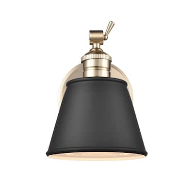 Millennium Lighting Layne 1 Light Wall Sconce in Modern Gold or Chrome Finish