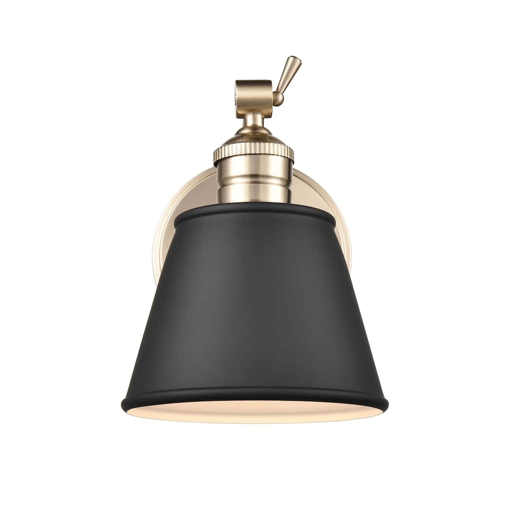 Millennium Lighting Layne 1 Light Wall Sconce in Modern Gold or Chrome Finish