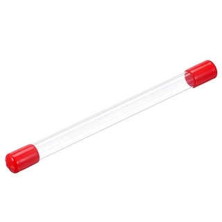 Clear Rigid Tube with Red Cap, 305mm/ 12 Inch, 12mmx13mm/0.47