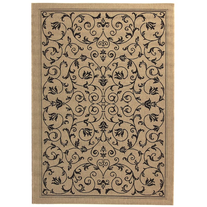 SAFAVIEH Courtyard Clarine Indoor/ Outdoor Waterproof Patio Backyard Rug