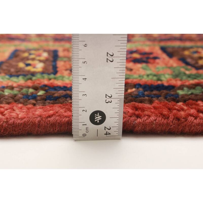 ECARPETGALLERY Hand-knotted Jules Serapi Red Wool Rug - 5'0 x 8'0