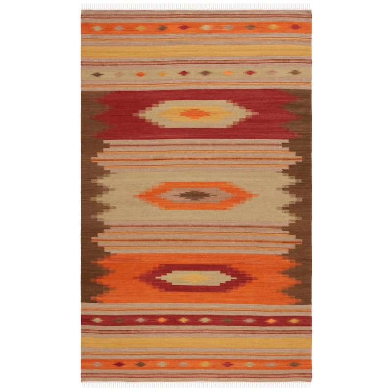 SAFAVIEH Handmade Kilim Nallely Imkea Casual Tribal Wool Rug