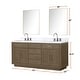 preview thumbnail 88 of 119, Lexora Abbey Bath Vanity and Carrara Marble Top