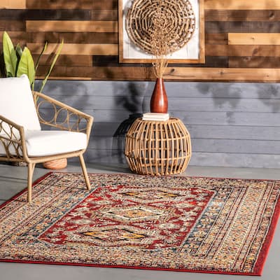 Nuloom Indoor/Outdoor Transitional Medieval Randy Area Rug