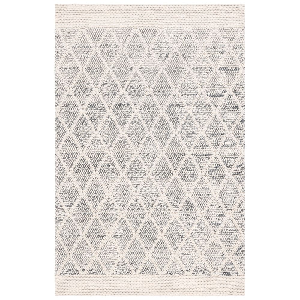 SAFAVIEH Handmade Natura Nigara Farmhouse Trellis Wool Rug