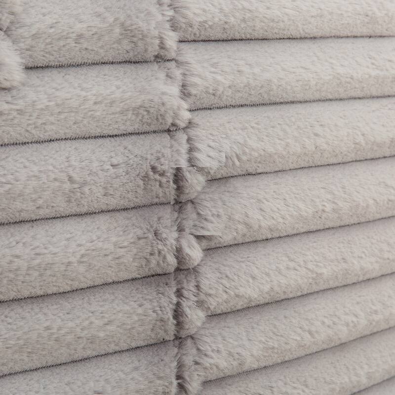 Traditional 72 in. sized Velour Memory Foam Bean Bag
