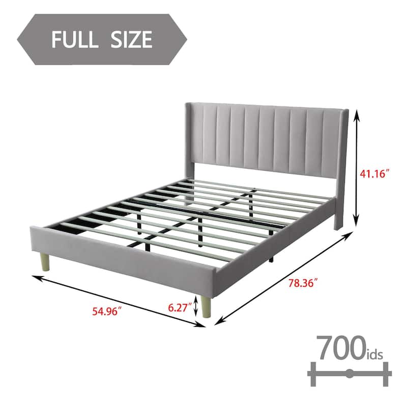 Alazyhome Upholstered Platform Bed Frame