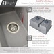 preview thumbnail 5 of 17, STYLISH 27 inch Composite Granite 60/40 Double Bowl Dual Mount Sink - 27" x 18" x 9.5"