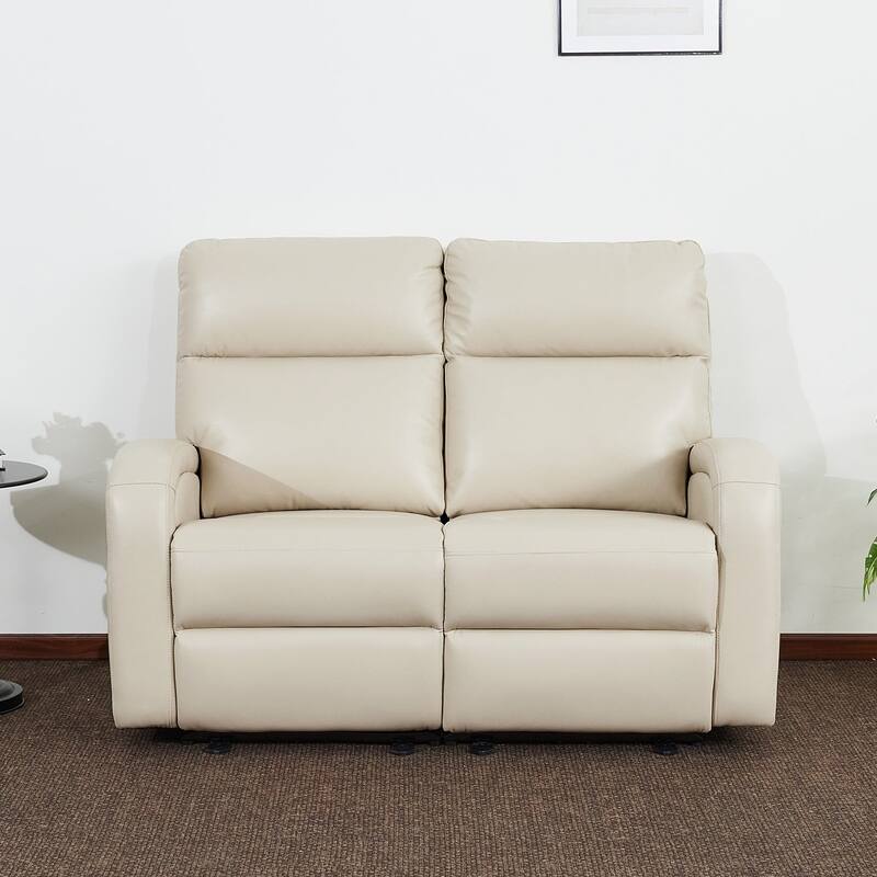 Zero Wall Recliner Loveseat with USB & Type-C Dual Ports, for Small Space, Living Room
