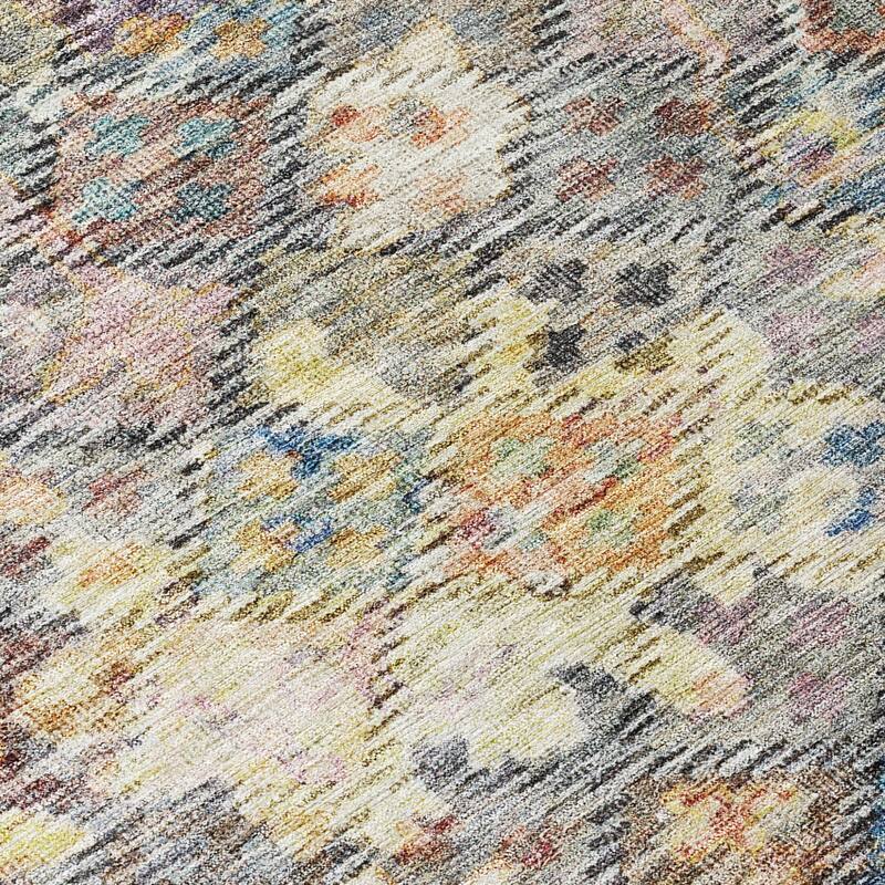 HomeRoots Floral Traditional Rectangle Outdoor Rug
