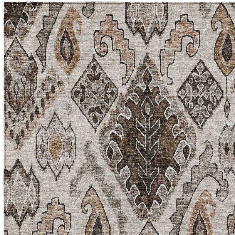 HomeRoots Moroccan Transitional Rectangle Outdoor Rug