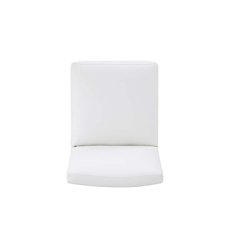 Manhattan Comfort Anna Modern Square Faux Leather Dining Chair