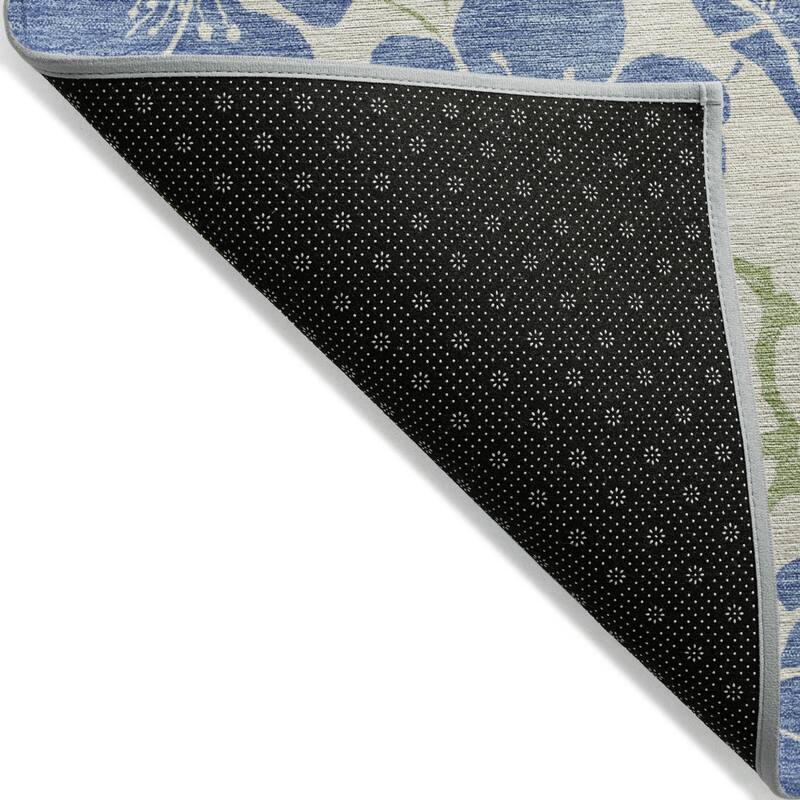HomeRoots Floral Transitional Rectangle Outdoor Rug