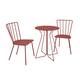 The Novogratz Poolside Collection Heidi 3 Piece Outdoor Bistro Set 3 Piece