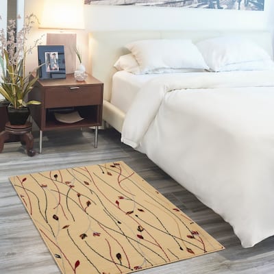 Nourison Grafix Floral Botanical Transitional Area Rug