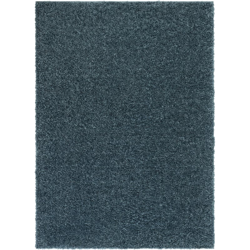 Well Woven Madison Shag Piper Ethnic Modern Shag Solid Area Rug