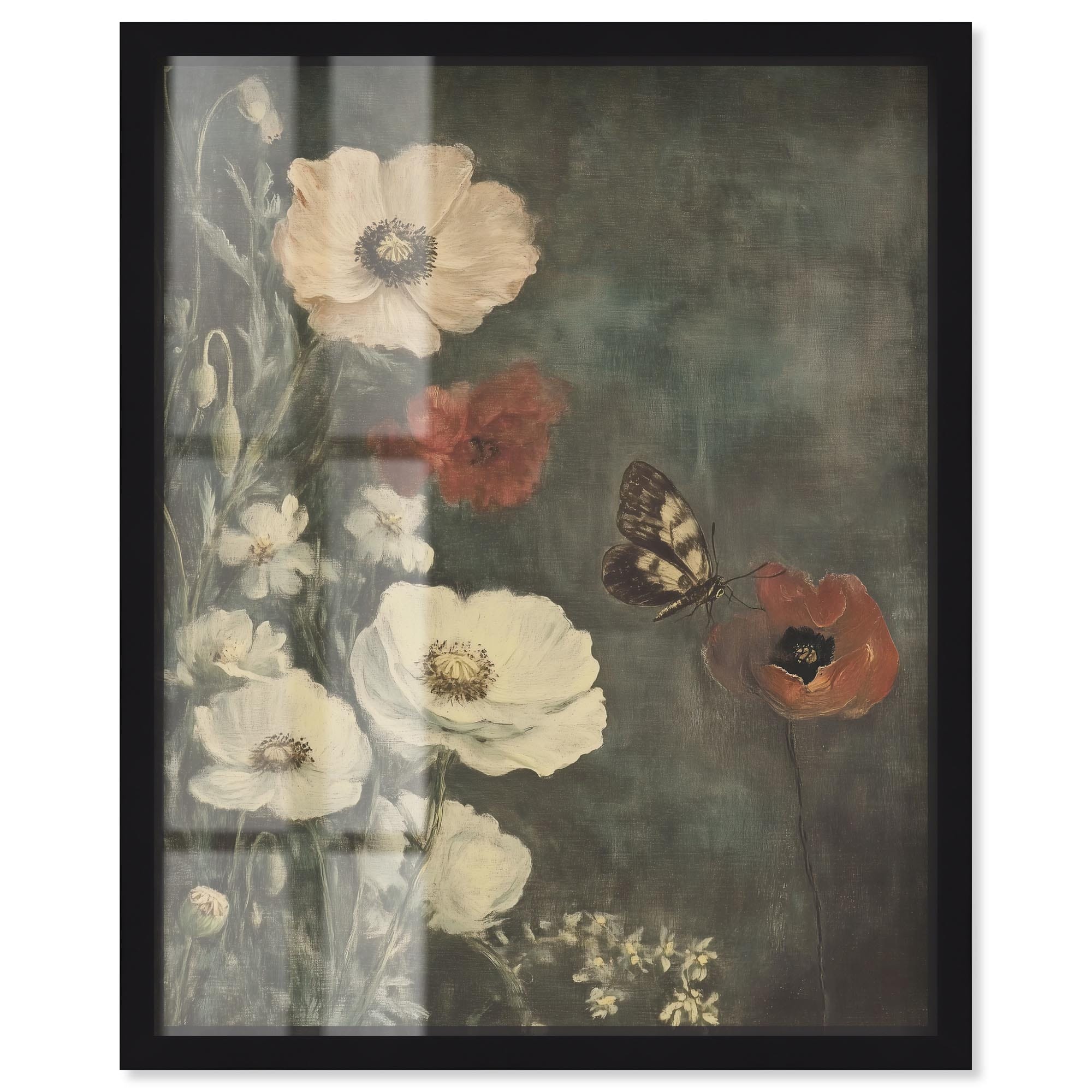 Vintage Botanicals I Shadowbox by Art Remedy