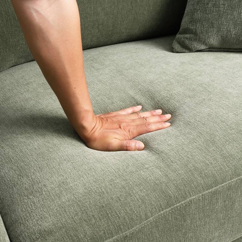 Furniture of America Lurek Mid Century Modern OEKO TEX Chenille Arm Chair