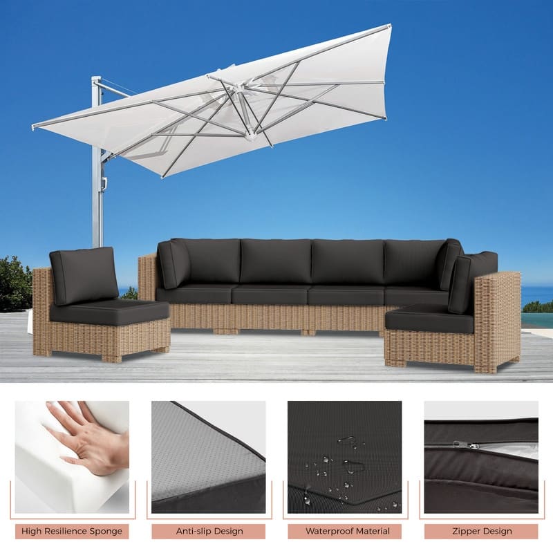 14 Piece Patio Furniture Cushion Set Outdoor Sofa Replacement Cushions