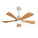 Option White and Beige Solid wood Blades