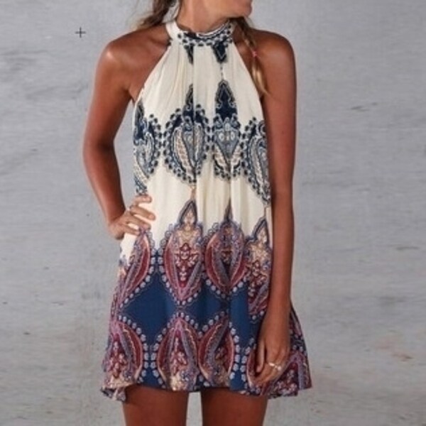 Summer dress halter neck Clearance