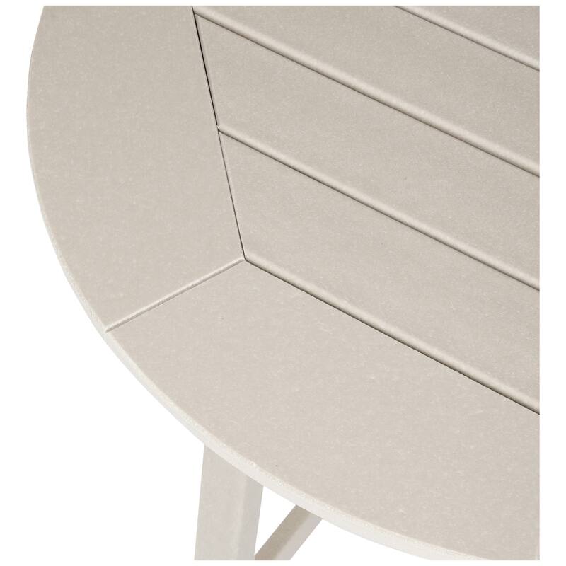 Polytrends Laguna Hdpe All Weather Outdoor Patio 35" Round Bar Table