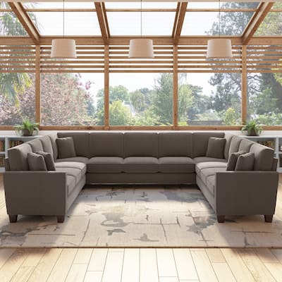 Flare 137W U Shaped Sectional Couch by Bush Furniture