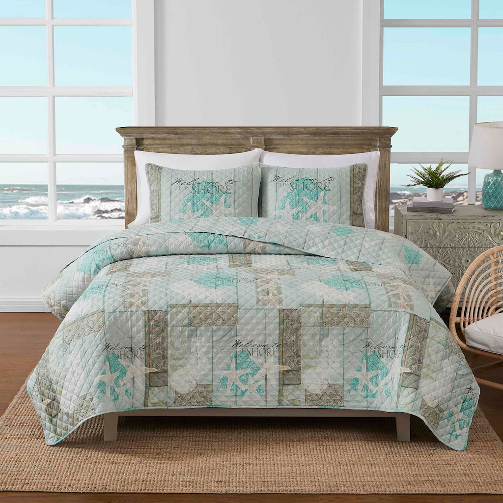Avanti Linens Beachcomber Quilt Set