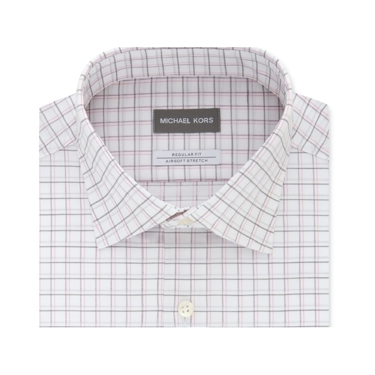 Michael Kors Men's Plaid Regular Fit Button-Down Shirt Red XL - Bed Bath & Beyond - 40642555 Michael Kors Men's Plaid Regular Fit Button-Down Shirt Red XL - Bed Bath & Beyond - 40642555