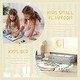preview thumbnail 46 of 109, Pine Wood Floor Bed with Safety Guardrails and Door for Kids, Boys, Girls, Bedroom