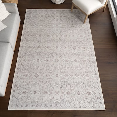 Nuloom Green Haven Collection Jezebel Recycled Cotton Machine Washable Area Rug - 5' x 8'