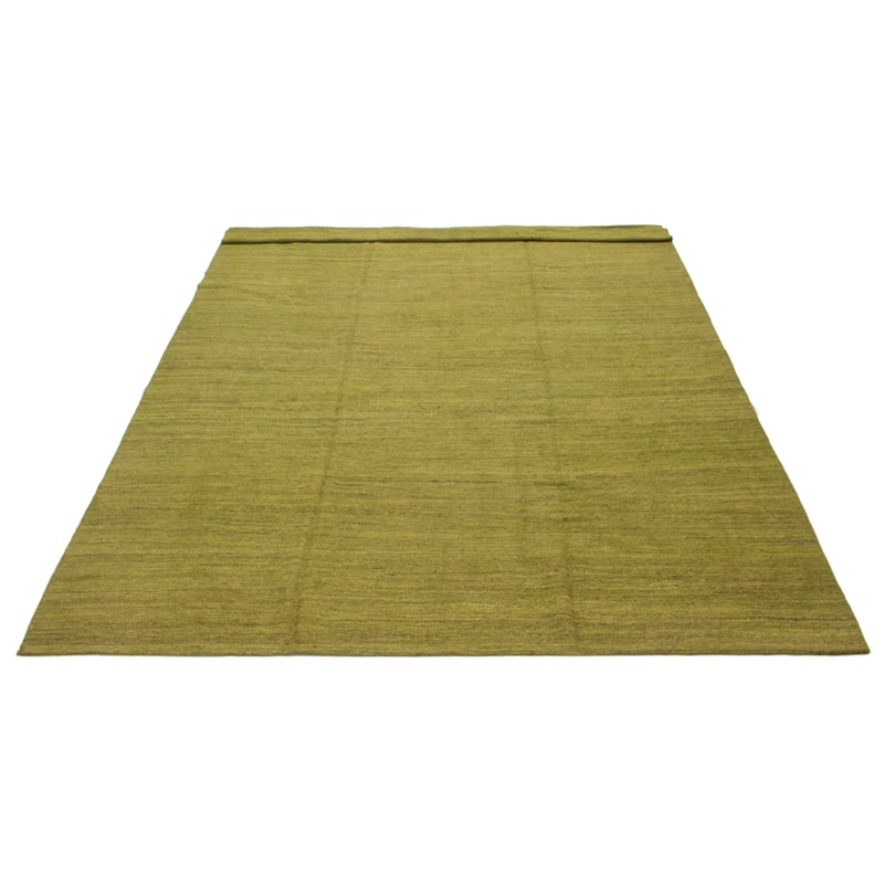ECARPETGALLERY Flat-Weave Ankara FW Olive Wool Kilim - 8'11 x 12'8