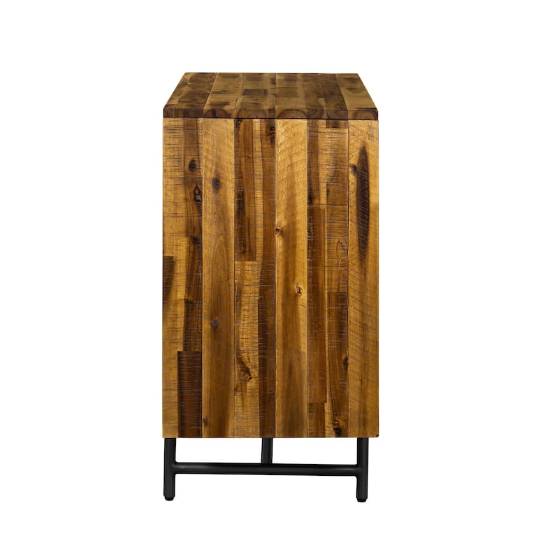 Cusco Rustic Acacia Wood 6 Drawer Dresser