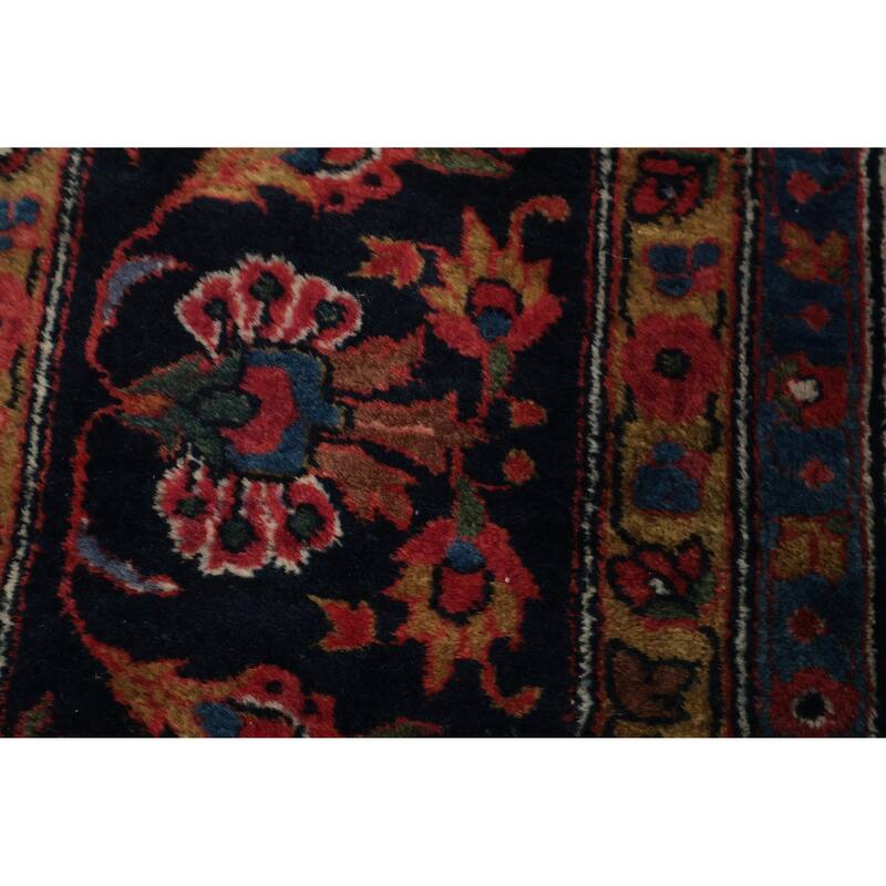 Hand Knotted Oriental 100% Wool Carpet Traditional Floral Pink Sarouk Area Rug - 17' 10'' X 10' 6''