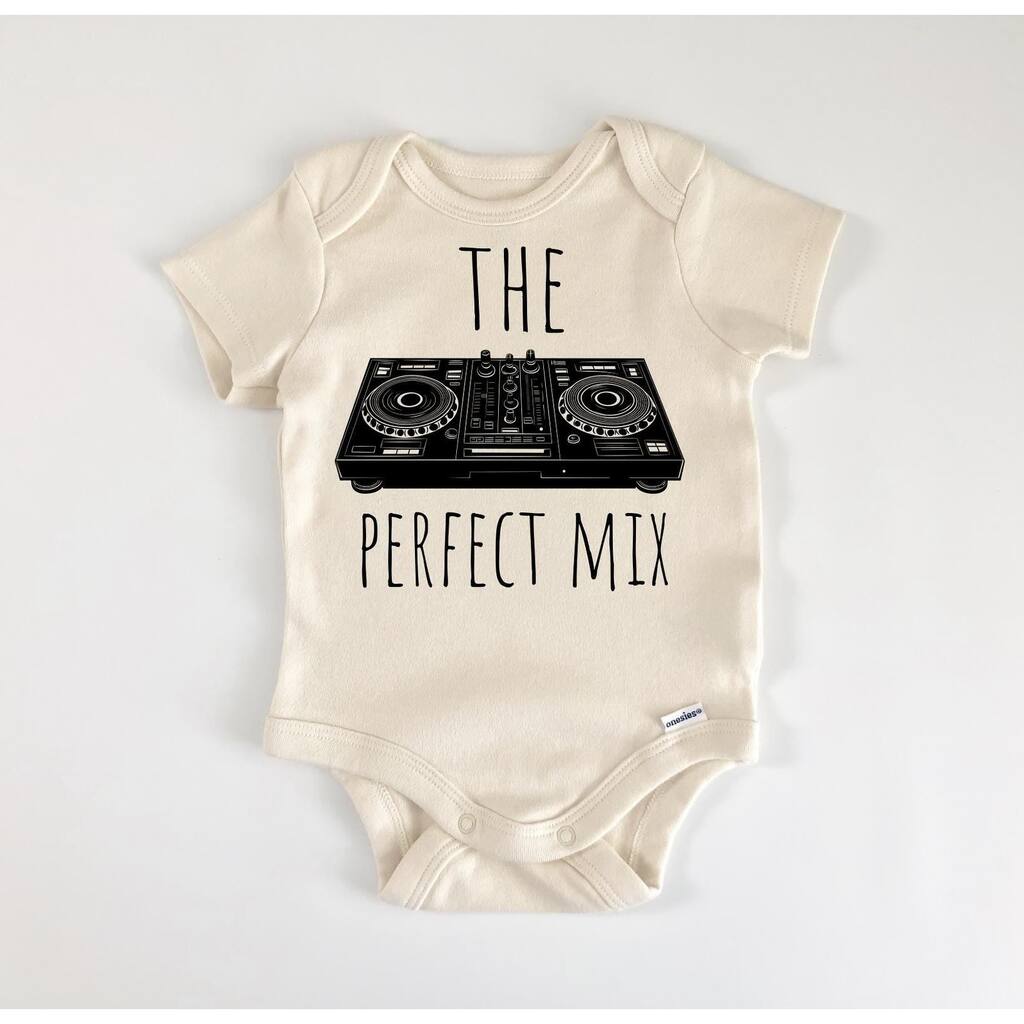 Dj Disc Jockey - Baby Boy Girl Clothes Infant Bodysuit Funny Cute Newborn