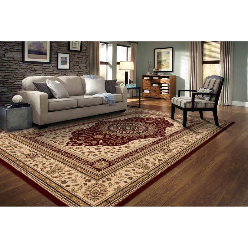 Izmir Collection Multicolor Transitional Area Rug