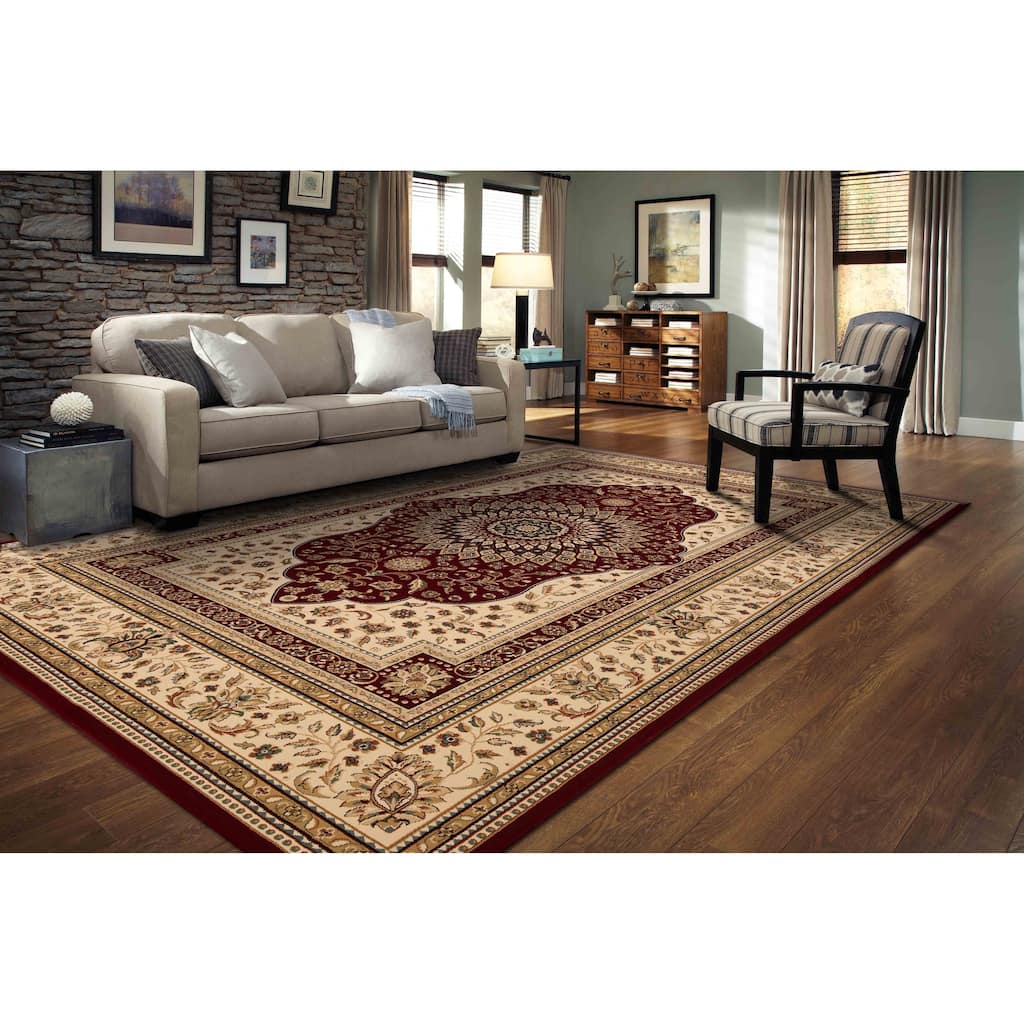 Izmir Collection Multicolor Transitional Area Rug