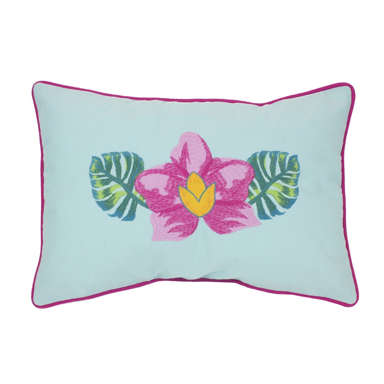 FLOWER Throw Pillow, 12" x 18"